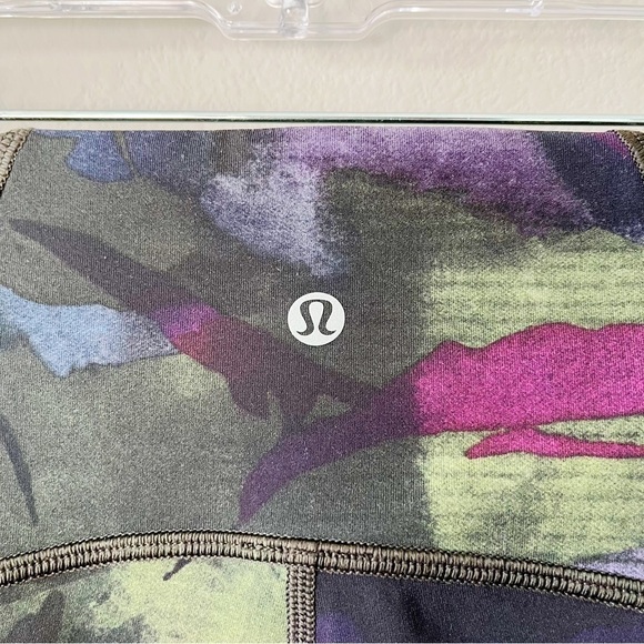 Lululemon Train Times 7/8 Pant *25” Aura Dark Chrome Multi/Midnight Navy Size 6 - Picture 7 of 13